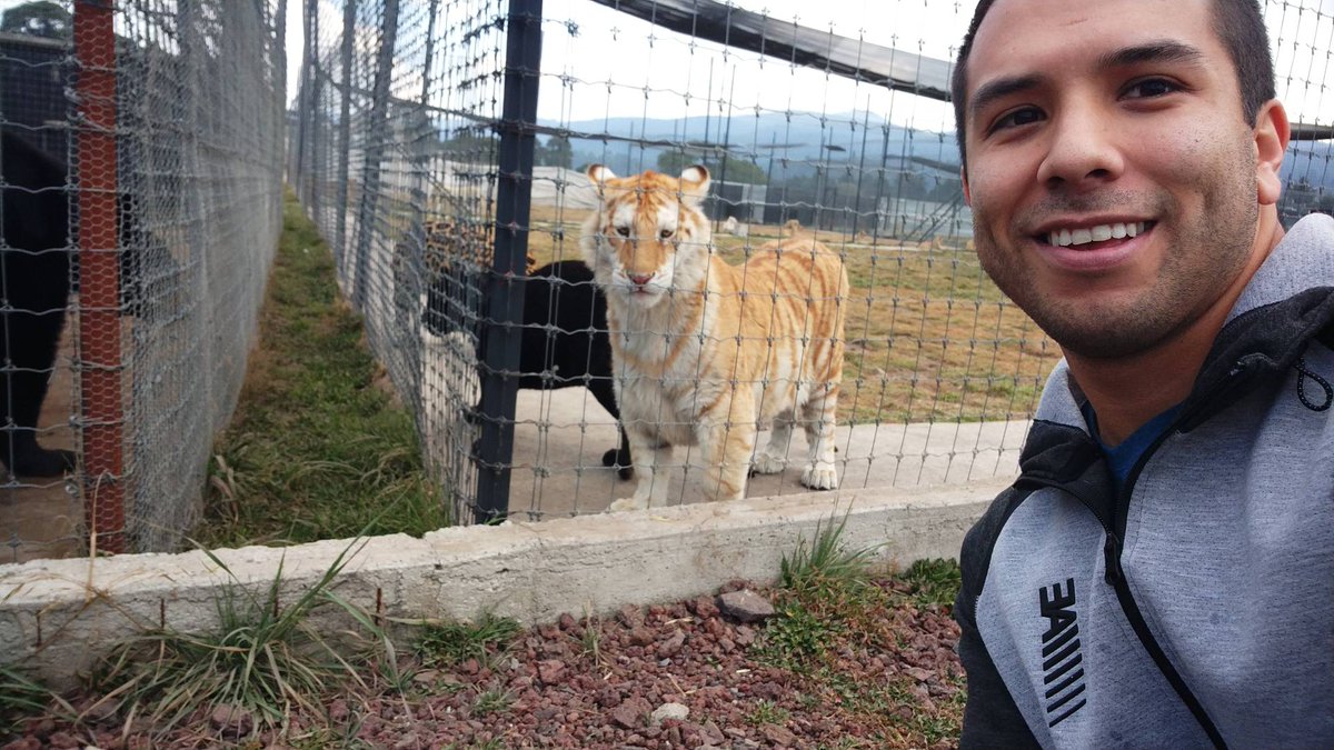 Career_Smart's tweet photo. Check out David, our Education Services and Marketing Specialist on his recent trip to Mexico City to visit @blackjaguarwhitetiger and volunteered caring for all the amazing animals they care for on a daily basis. #bjwt #animals #volunteer #happy #careersmart #careersmartlearning https://t.co/32TYnipaA4