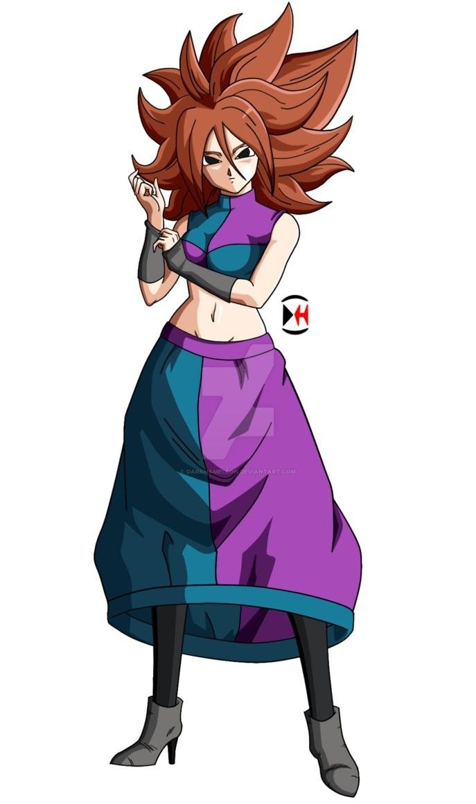 Yo I seen this Android 18 and Caulifla fusion. I'm really digging the design.