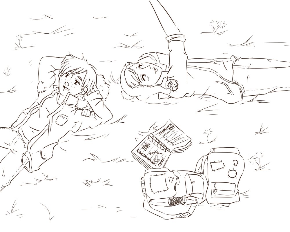 katanachan's tweet photo. Day Three of #CrennyWeek @crennyweek was SPACE and I'm so late! But I did finish the line-art so I'll post it now and post the color version when finished.

#stargazing #CraigTucker #KennyMcCormick #Crenny #SpCrenny #Katanadraws #SouthPark #art #Digitalart #WIP #Stars #Space https://t.co/2QijTe4tyN