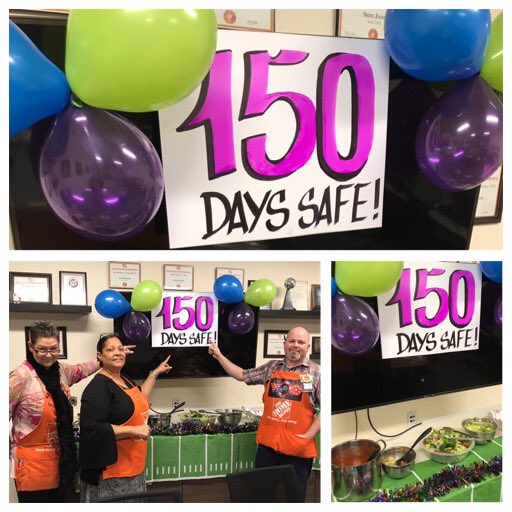 Carol Sealy (@carolsealy2) on Twitter photo “SAFETY MATTERS” Celebrating 150 days safe at store 1018. “SAFETY MATTERS” Celebrating 150 days safe at store 1018.