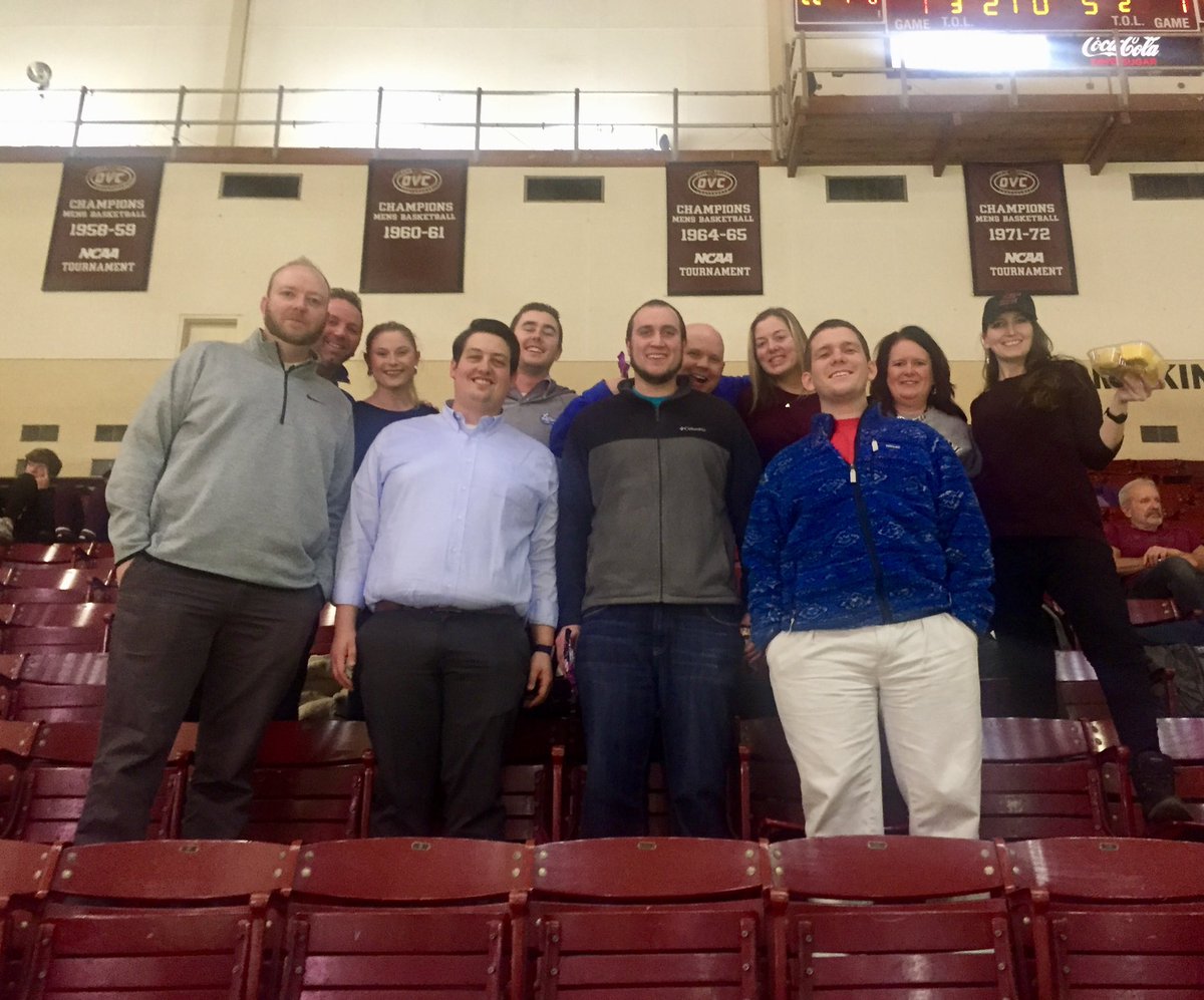 GoLexLegends's tweet photo. #LexLegends Front Office staff enjoying a night out at the @EKUHoops game! @EKUSports https://t.co/dsrJCL3wEx