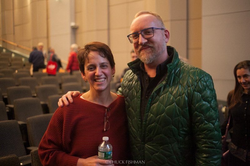 ...and thanks, @erynecki, for sharing this @ChuckFishman photo of us after the screening of your documentary "Chasing Portraits" in NYC. Her film was recently picked up for distribution by @FirstRun, so keep an eye out for it. #NYJFF – at Film Society of Lincoln Center