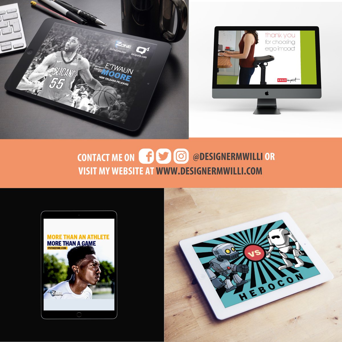 Need some social media posts designed for an event, your business, product promotion, holiday sale? Feel free to contact me at DesignerMwilli.com