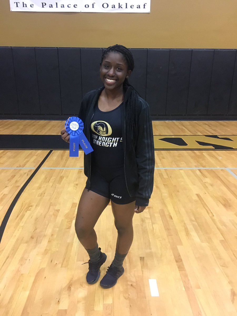 Oakleaf_Ath's tweet image. Congrats to the Lady Knights Weightlifting Team who finished District Runner-up today in the Girls Weightlifting District Championship.  Congrats to @Lexiperez33 and Hadassah Davis for winning Back to Back District Champions! #OakleafBuilt