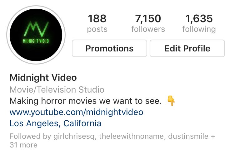 TODD SPENCE (@Todd_Spence) on Twitter photo 18/01/2019 02:16:12 If you love scary movies but haven’t followed us on instagram yet, check us out! instagram.com/midnight_video/ If you love scary movies but haven’t followed us on instagram yet, check us out! instagram.com/midnight_video/