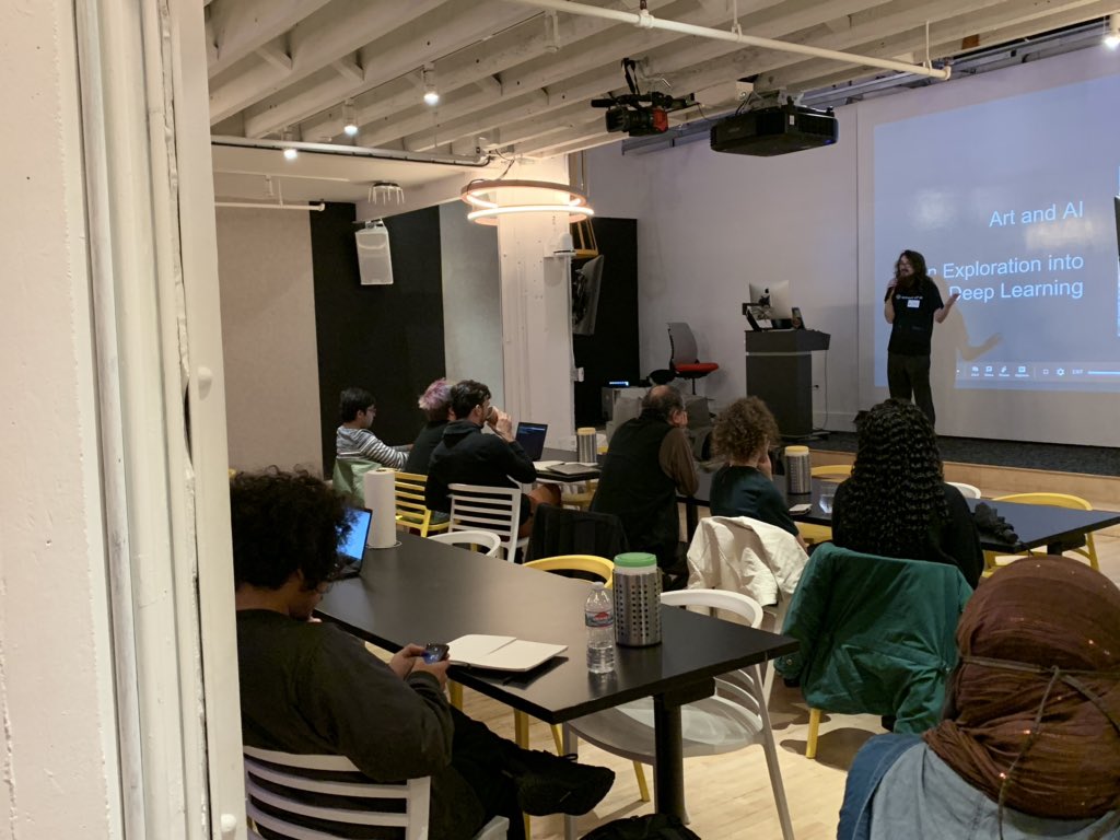 SF_School_of_AI's tweet photo. We’ve started the #SFSchoolofAI session. #schoolofAI https://t.co/EVs3pzbHpy