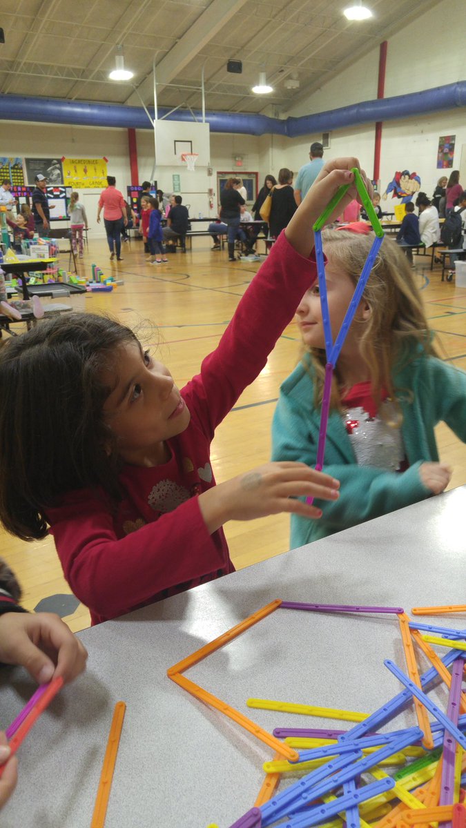 KatieP1120's tweet photo. #mathisabigdeal tonight at GFES.  Loved spending the evening building shapes (my math station) with all our @GFESWildcats 

@SSchneiderCISD 
@twinklevhel https://t.co/uk6DWmwpSs