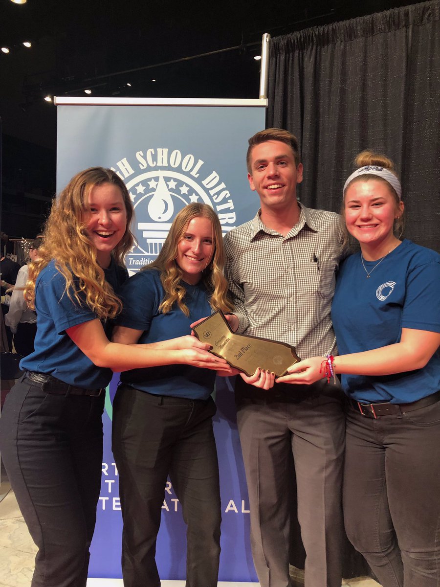 currentvei's tweet photo. COMPANY NEWSLETTER 
@HutchinsonMia @madelinehutsonn @tateturner07 @clairebellue 
2nd PLACE !!!! https://t.co/2x9ow5ToGe