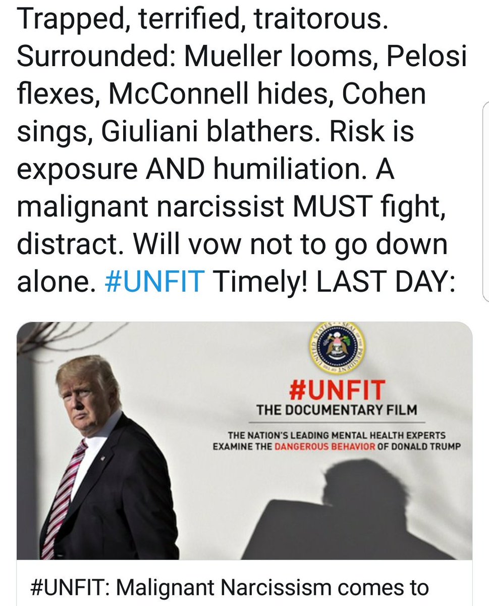 MarkChavezTX's tweet photo. @MichaelCohen212 @WSJ @realDonaldTrump @POTUS Boy... #Individual1 is getting his ass handed to him from all sides today.

Proves crime doesn't pay.

#TrumpShutdown #TrumpRussianConspiracy #PutinCrimeSyndicate #TrumpCrimeFamily https://t.co/sPFUJZ0W7c