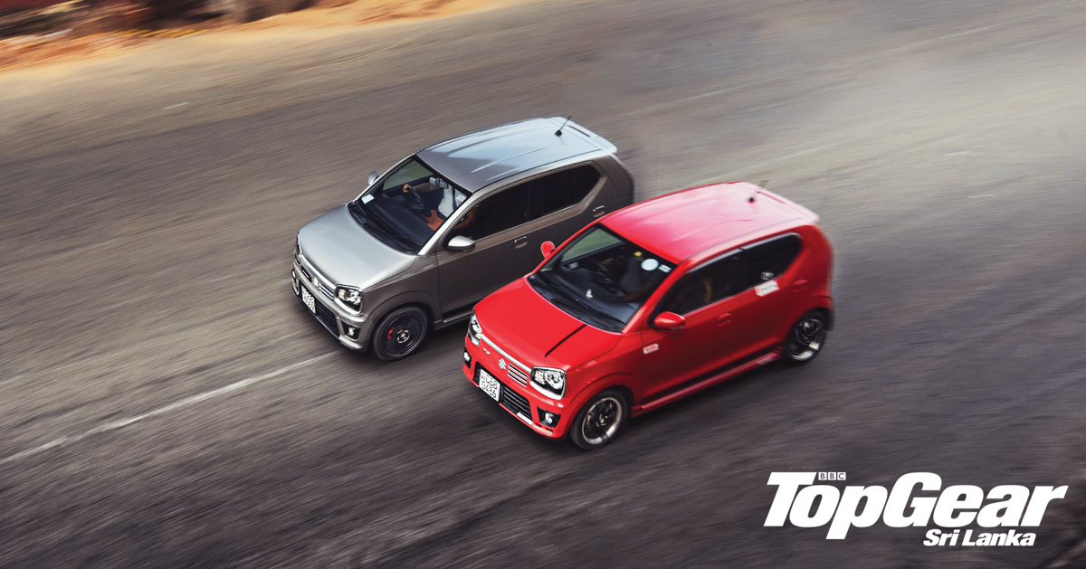 TopGearSriLanka's tweet photo. Find out how the Alto Turbo RS vs the Alto Works stack up to each other in the TopGear Awards, on sale now! 

#TopGearSL #LKA #SriLanka #Alto #Suzuki #AltoWorks #AltoTurboRS #TopGear #TopGearAwards #Kei https://t.co/widsJUBed7