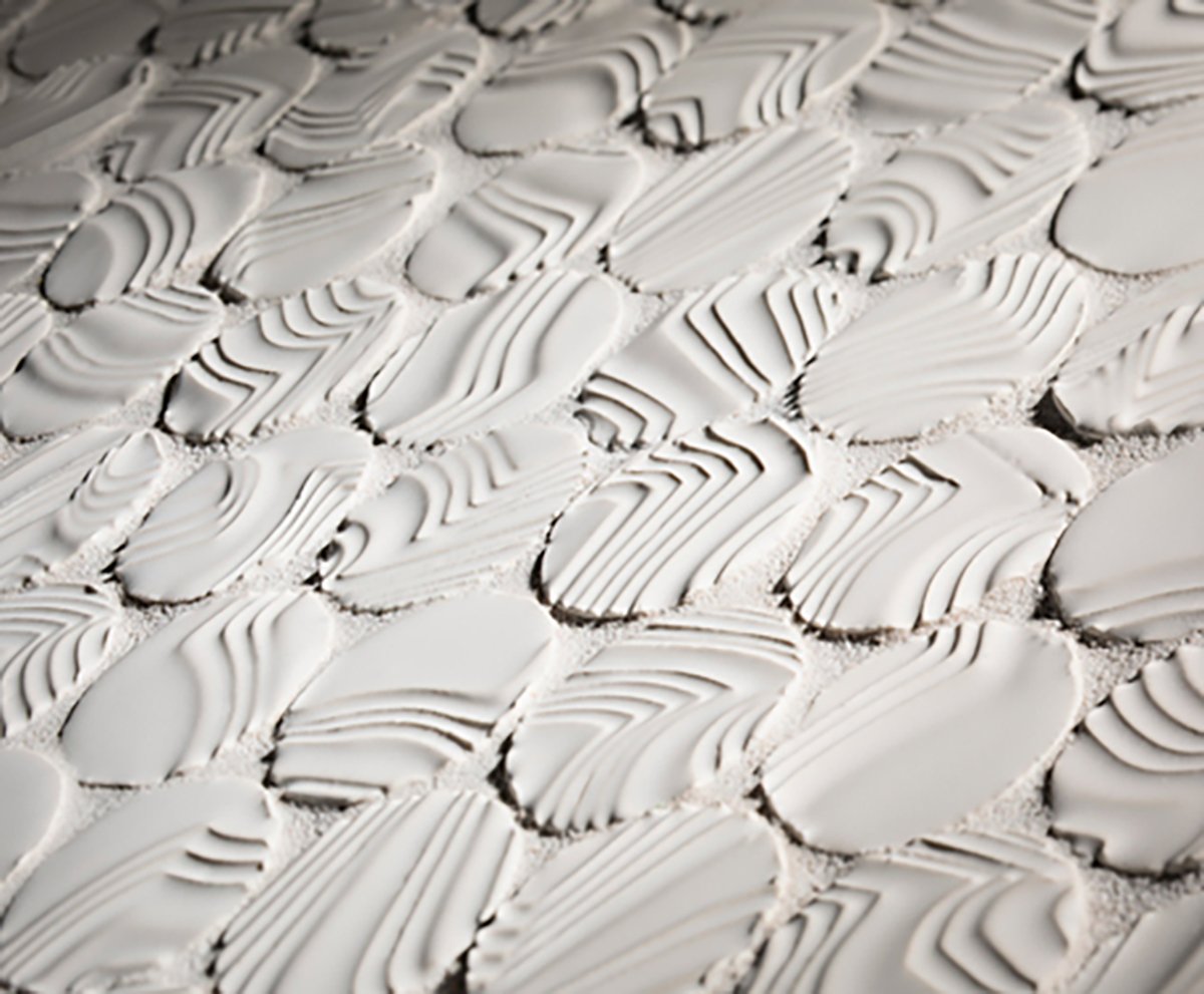 alchemymat's tweet photo. NAMIBIA is a new collection that takes inspiration from the dunes of the Kalahari desert and is hand-sculpted using a technique that renders each piece uniquely. #tiledesign #tiles #featurewall #walltile #interiordesign #interioirs https://t.co/mpv5ELePg0