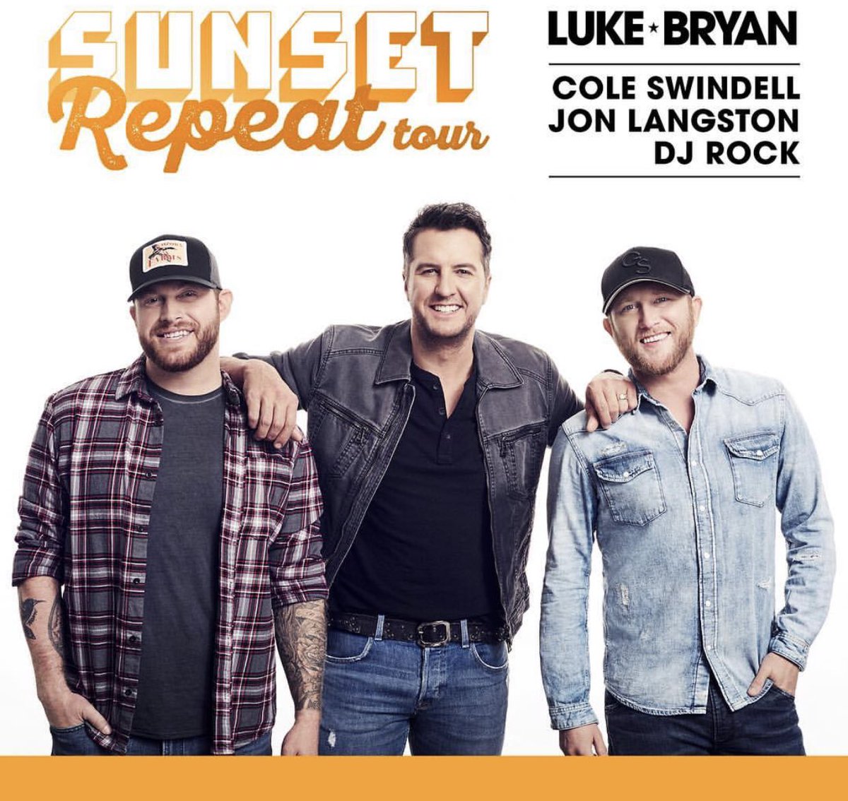 Countryclubdjs's tweet photo. A few HUGE tour announcments! Our boy @djrockd11 hitting the road with @LukeBryanOnline &amp; @deejaysilver1 joining up with @lukecombs first part of the year &amp; back w/ @Jason_Aldean this summer! #countryclubdjs https://t.co/UvC5oXIEXI