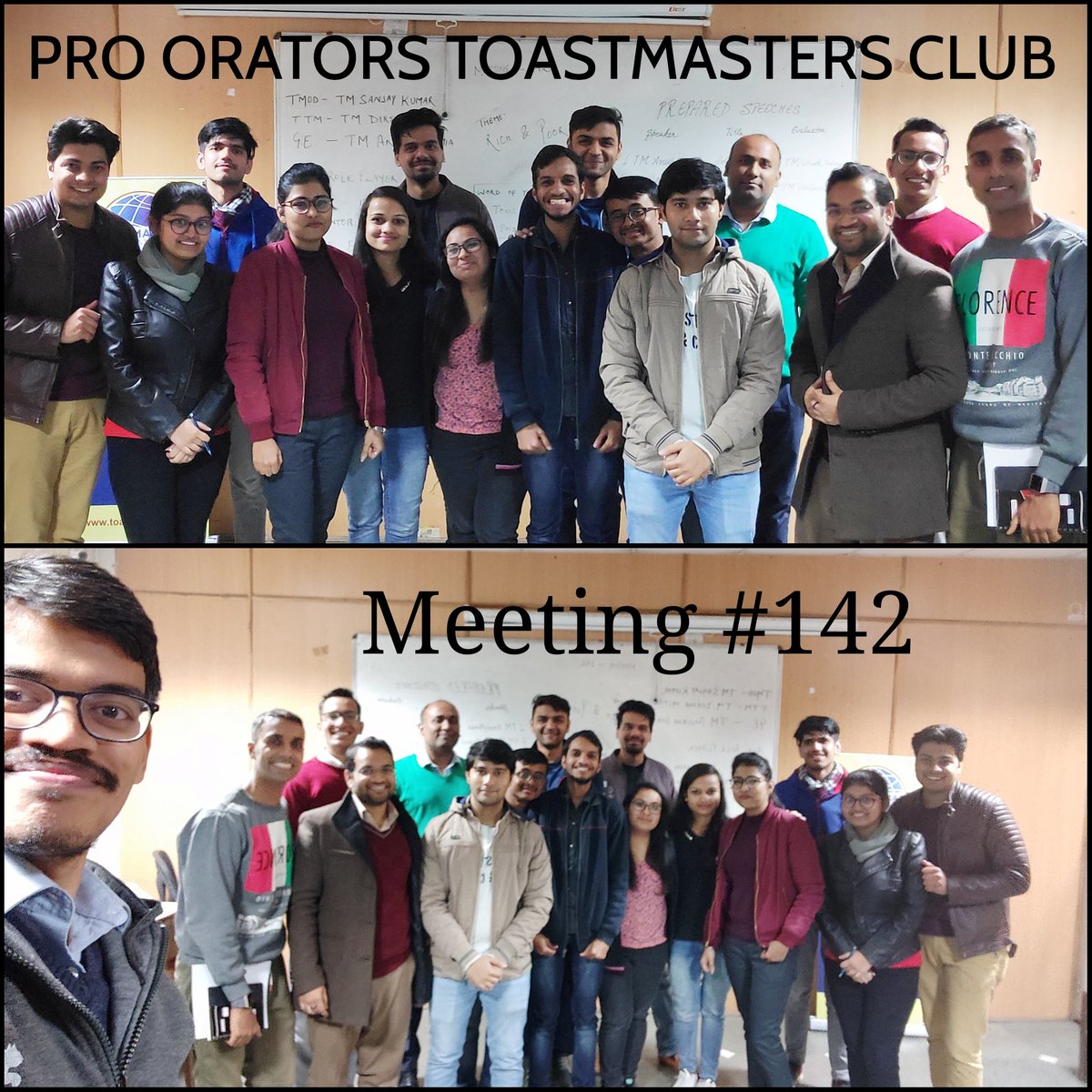 ProOratorsTM's tweet image. POTM conducted another exciting session in it&apos;s 142nd meeting. Here are a few glimpses from the meeting.

Join us on every Thursday to develop better communication and leadership skills.

#Toastmasters #ToastmastersInternational #ProOrator #CommunicationSkills #LeadershipSkills