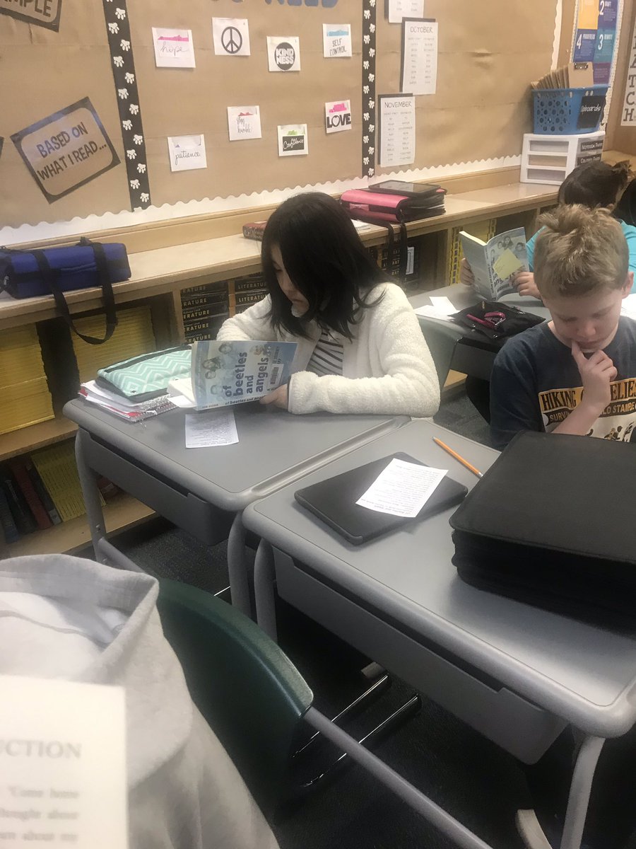 mrsyorksclass's tweet image. Today @SpringmanMiddle 6th Ss started reading #ofbeetlesandangels by @MawiAsgedom They are truly engaged #reading about his story of immigration, struggles and perseverance. #weared34 #spreadthelove #acceptingeachothersdifferences