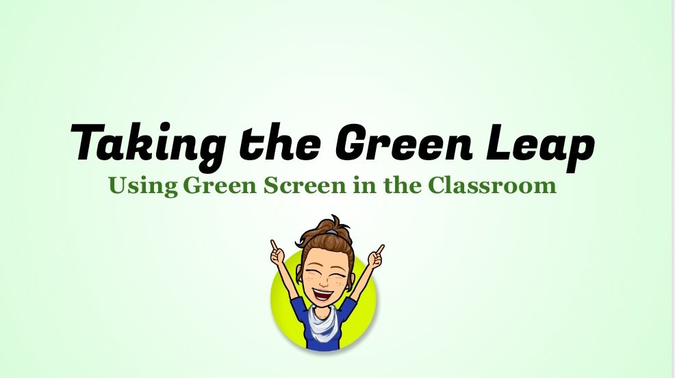 scienceschulze's tweet photo. Getting ready to share the love of green screen with my colleagues tomorrow. It's going to be awesome! #ACESSpark @DoInkTweets #greenscren #doink #edtech https://t.co/4XYA1U3KSr