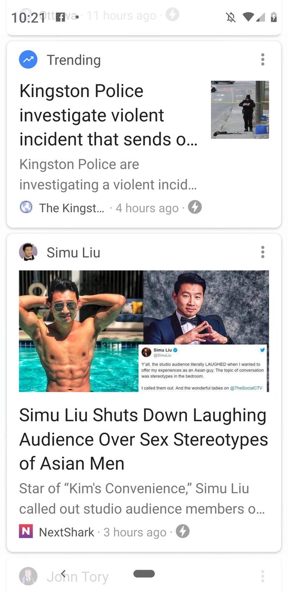 refereefan's tweet photo. Whoa! Look what's trending! I am so proud of @SimuLiu for this. The first time I watched it, my heart physically hurt when they laughed. It made me so angry. But Simu shut them down. And I love him more than ever for it ❤️
#SimuLiuIsAWizard
#okseeyou #KimsConvenience https://t.co/deMhrHC3Vj