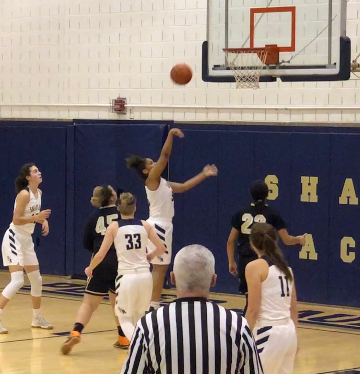 SSA Girls' Bball move to 12-1, 8-0 in section with strong team win over Valley 68-20 lead by Goitz 27 pts and Jewart 13 pts.