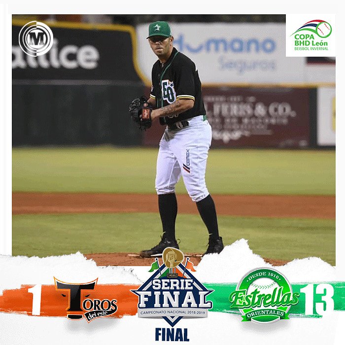 #CopaBHDLeón Brillan las Estrellas con victoria sobre los Toros del Este su primera de la Serie Final.