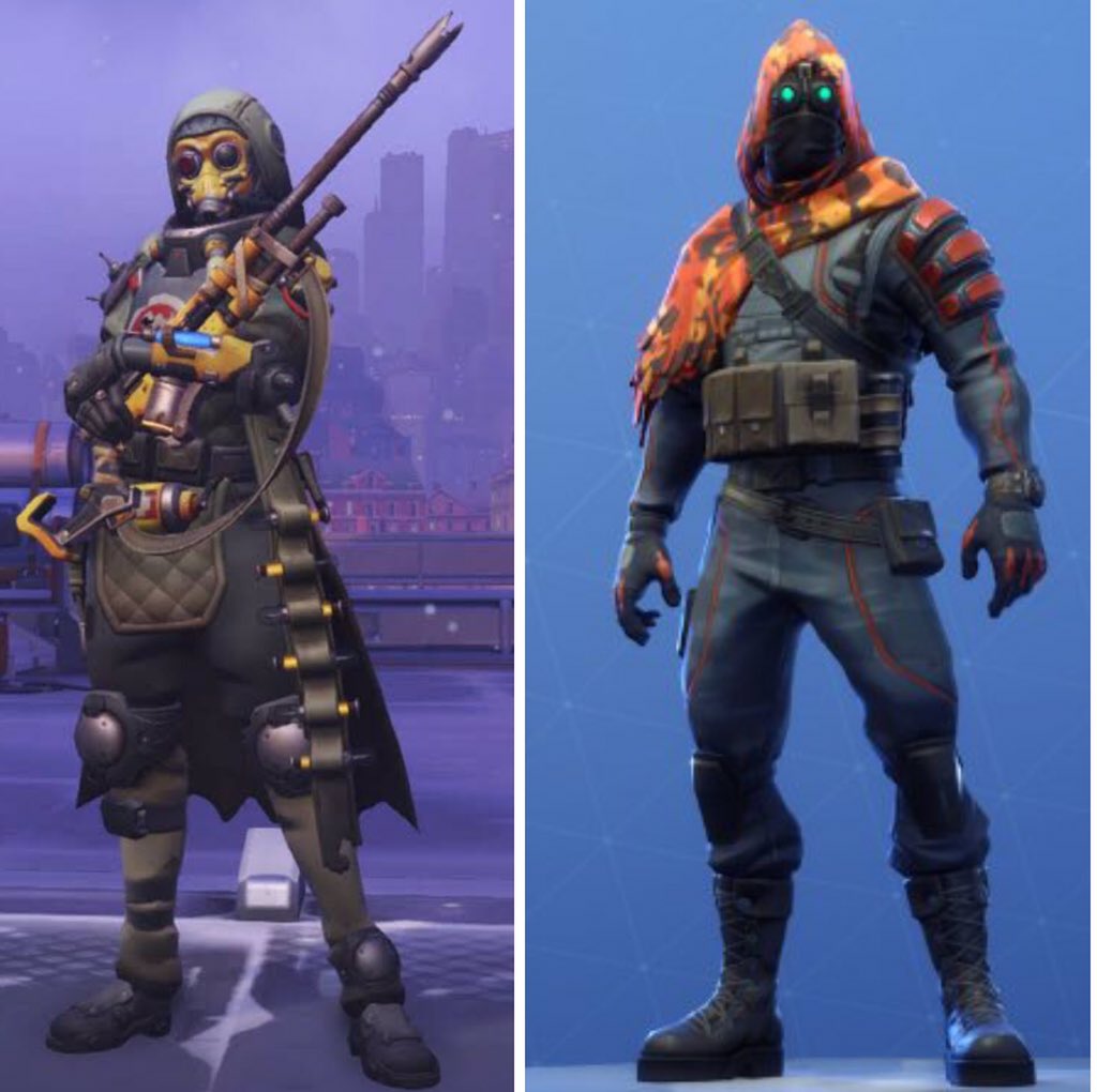 Phoenix On Twitter Broyouwack We Thought It Was Over Fortnite Copying Overwatch Skins But I Found 4 More Skins Fortnite Copied From Overwatch Https T Co Lkn9bipdfa