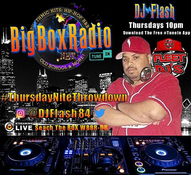 BigBoxRadio's tweet photo. 🎤 @DJFlash84 Is Live Every Week On The #ThursdayNiteThrowDown MixShow!!! 🔥🔥🔥 #ListenLive Starting at 10PM (Central Time) 📱🎧 #TuneIn @ https://t.co/Gw2t8MCx0E #HipHop #RnB #NewMusic #SaluteTheDJs #DJFlash84 #Minneapolis #Minnesota #Throwbacks #90s #2000s #DJLife #Turntab… https://t.co/6n7Hdhf2X1