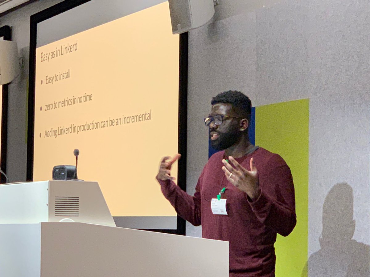 conradwt's tweet image. Great overview and demo of @linkerd by @dadjeib here at the @kubernetesio Meetup #KubernetesMeetup #k8s 👏🏾👏🏾👏🏾👏🏾