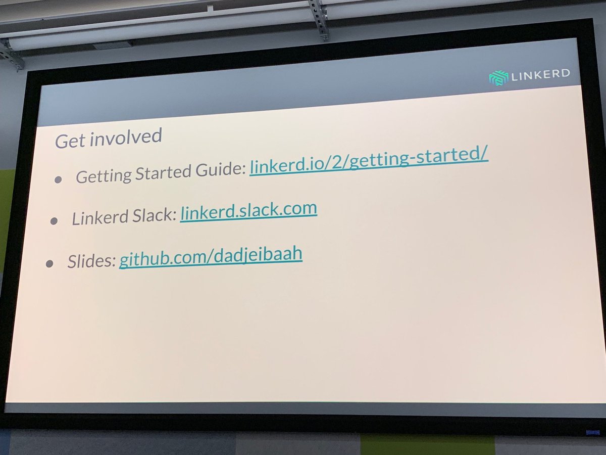 conradwt's tweet image. Great overview and demo of @linkerd by @dadjeib here at the @kubernetesio Meetup #KubernetesMeetup #k8s 👏🏾👏🏾👏🏾👏🏾
