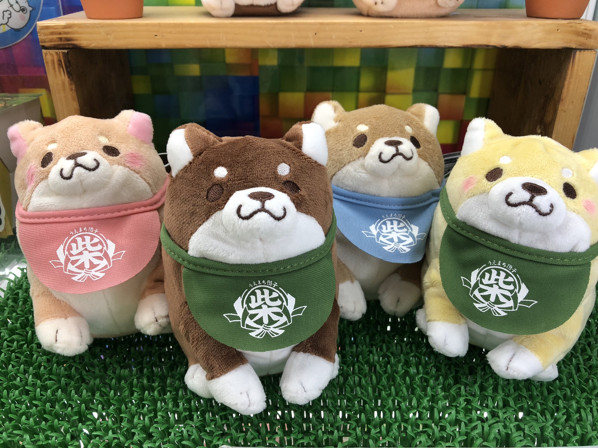 廃盤　忠犬もちしば　ぬいぐるみ　団子　きなこだんご　Sサイズ 忠犬もちしば ファンクリエイト～子犬ver～ - カプセルトイ - 忠