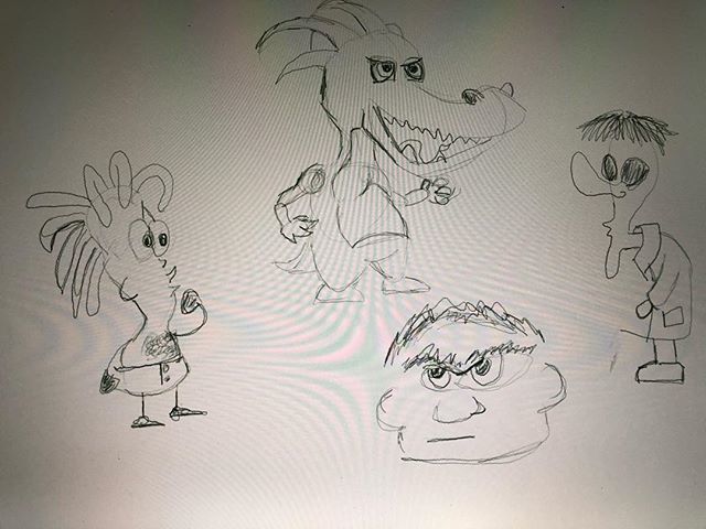 bwcorbett's tweet photo. Some random doodles. Trying out a new sketch program. Infinite canvas is nice. https://t.co/HjQNYNHxaD https://t.co/Szgn45lLcs