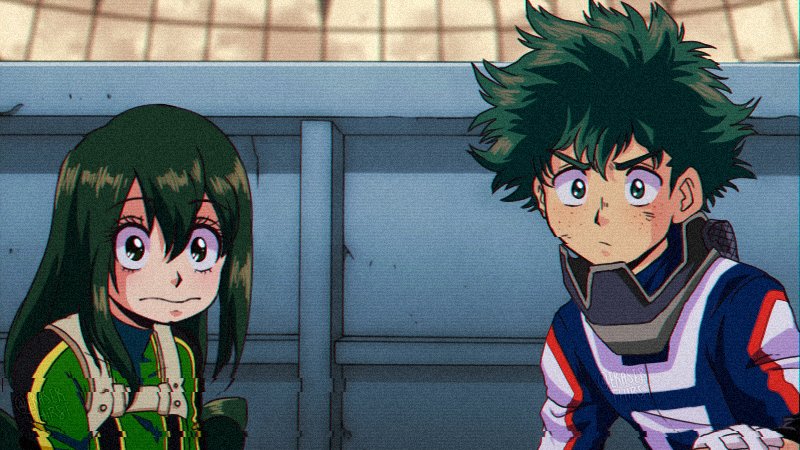 MIGHTYKlRA's tweet photo. bnha but it's the 90's #MHA #BNHA https://t.co/NkZsn3hC0B