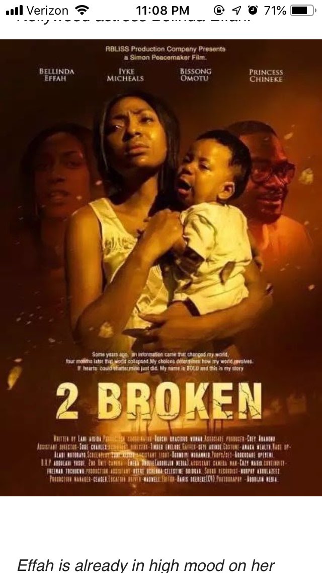 MovieListAtoZ's tweet image. On her wedding day, a women receives devastating news that changes everything #2Broken #Movielist @belindaeffah