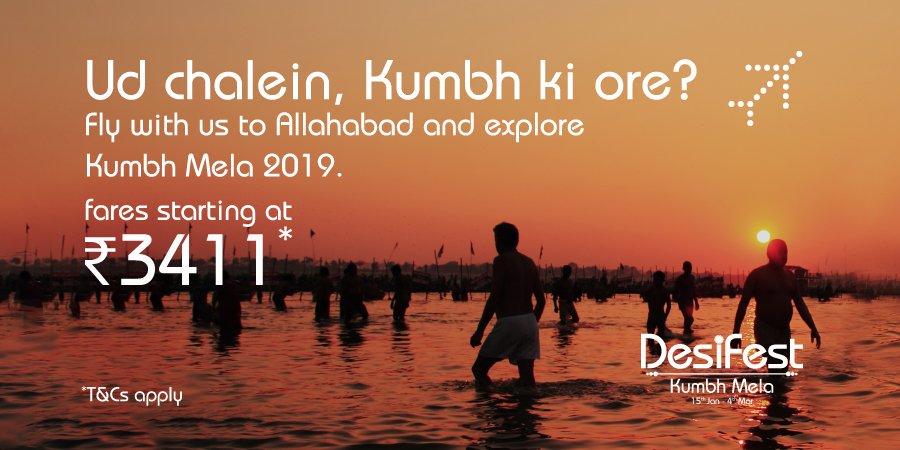IndiGo6E's tweet photo. We are here to make your most important pilgrimage, on time, hassle-free and affordable. Book now: https://t.co/czSV0FFVDF #KumbhMela #FlyWithIndiGo #Festival https://t.co/8ahCltBMDO