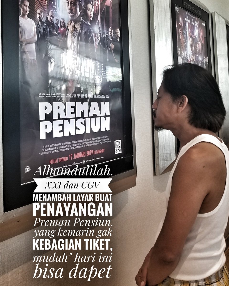 siapa yg hari ini mau nonton #PremanPensiun 
#PremanPensiunMulaiHariIni