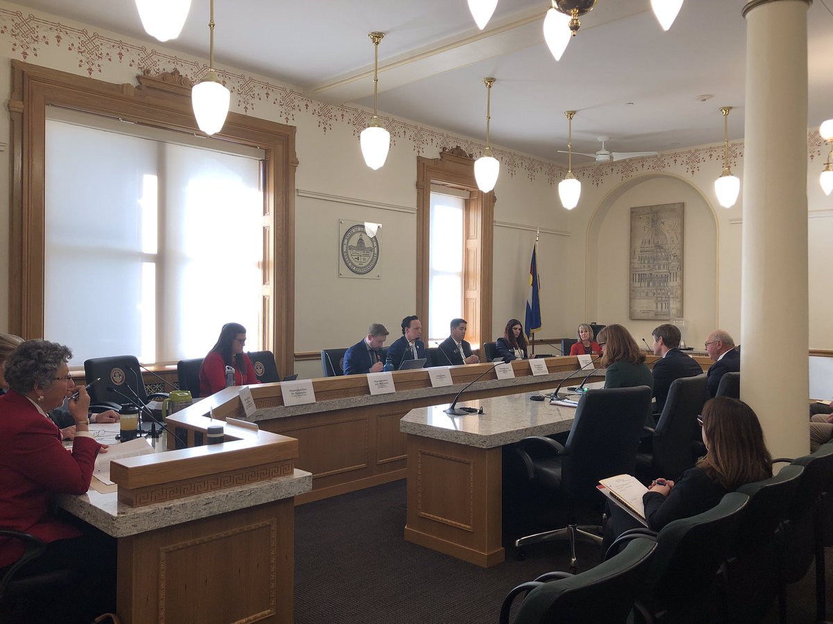 McCluskieforCO's tweet photo. Passed HB19-1026 “Respect the Great Outdoors Act” out of committee. This bill helps protect our magnificent landscapes, waterways, wildlife; & grow more young outdoor enthusiasts. My first bill! Thanks Rep. Catlin, Doug Vilsack, Heather Dugan #coleg #copolitics #COforall https://t.co/sDu6b8XGCc