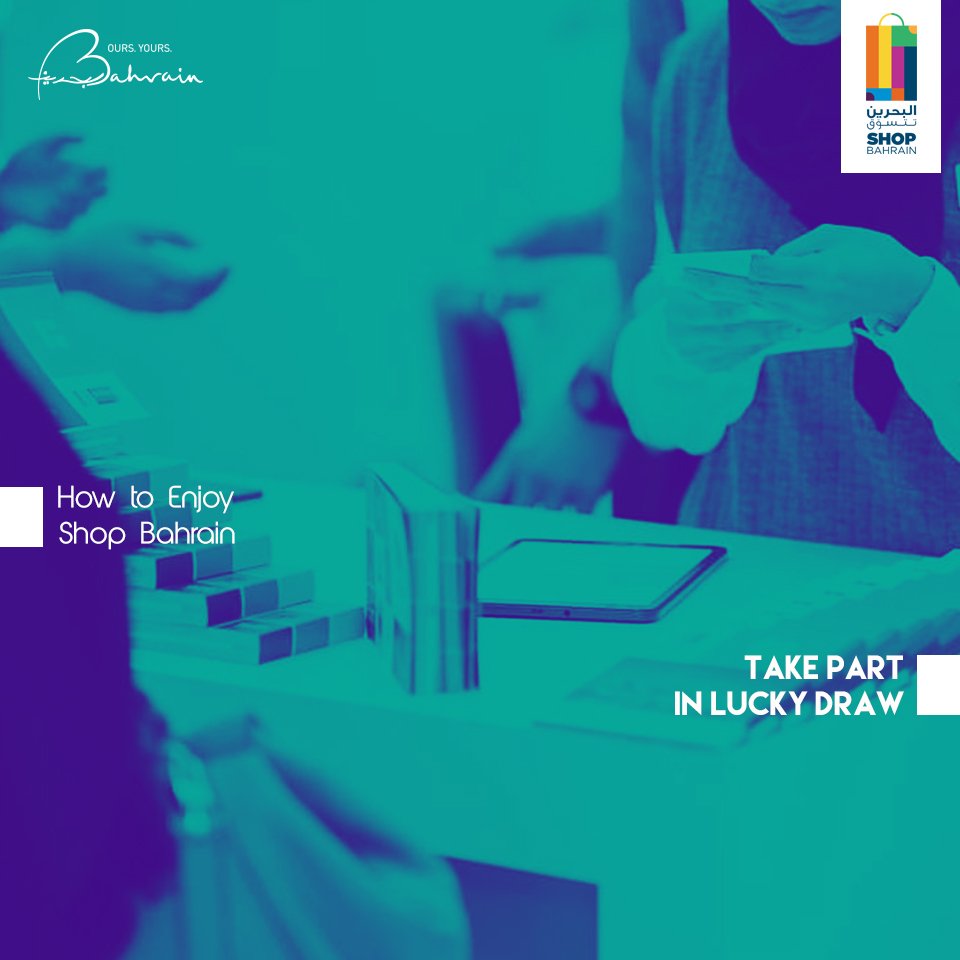 BahrainTourism's tweet photo. Test your luck and stand a chance win amazing prizes when you visit #ShopBahrain! 
Book now: https://t.co/HNraxrTy3G

#BahrainOursYours  #JoinTheFun #ShopBahrain https://t.co/tSt75HkW0A