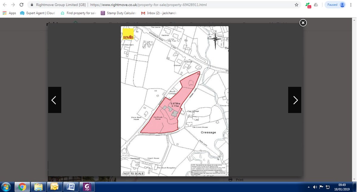 zjandbjack's tweet photo. @eabanter  when land registry have fun. 2.2 acres his is certainly bigger https://t.co/TqYzf1HNjK