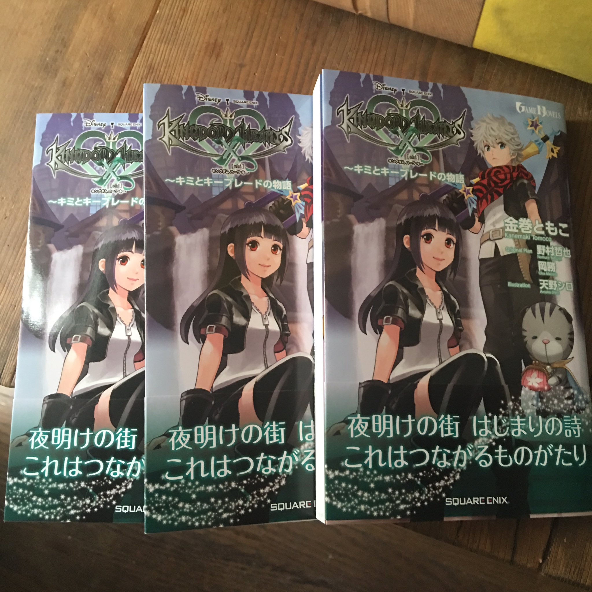金巻ともこ 小説 キングダム ハーツ キー キミとキーブレードの物語 の見本誌が届きました 1 25 Khiiiと同日発売です あと7日 伝説として語られる時代 の話です Khiiiのお供にぜひ そして 小説 キングダム ハーツiii Vol 1 Re Start は3 28発売