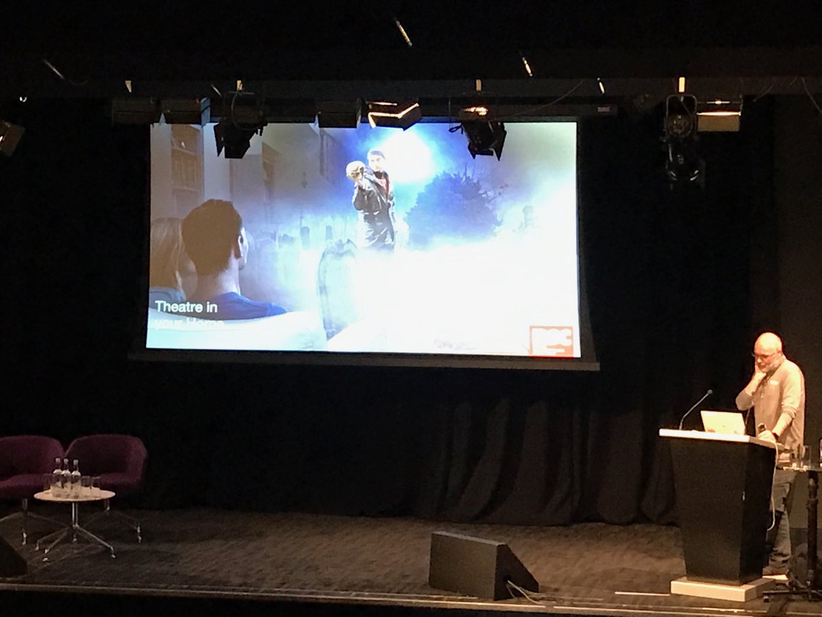 Use of ⁦@magicleap⁩ tech to bring theatre into the home in partnership with ⁦@TheRSC⁩ has the potential to completely transform the way we experience theatre through the use immersive and interactive storytelling technology #remixldn