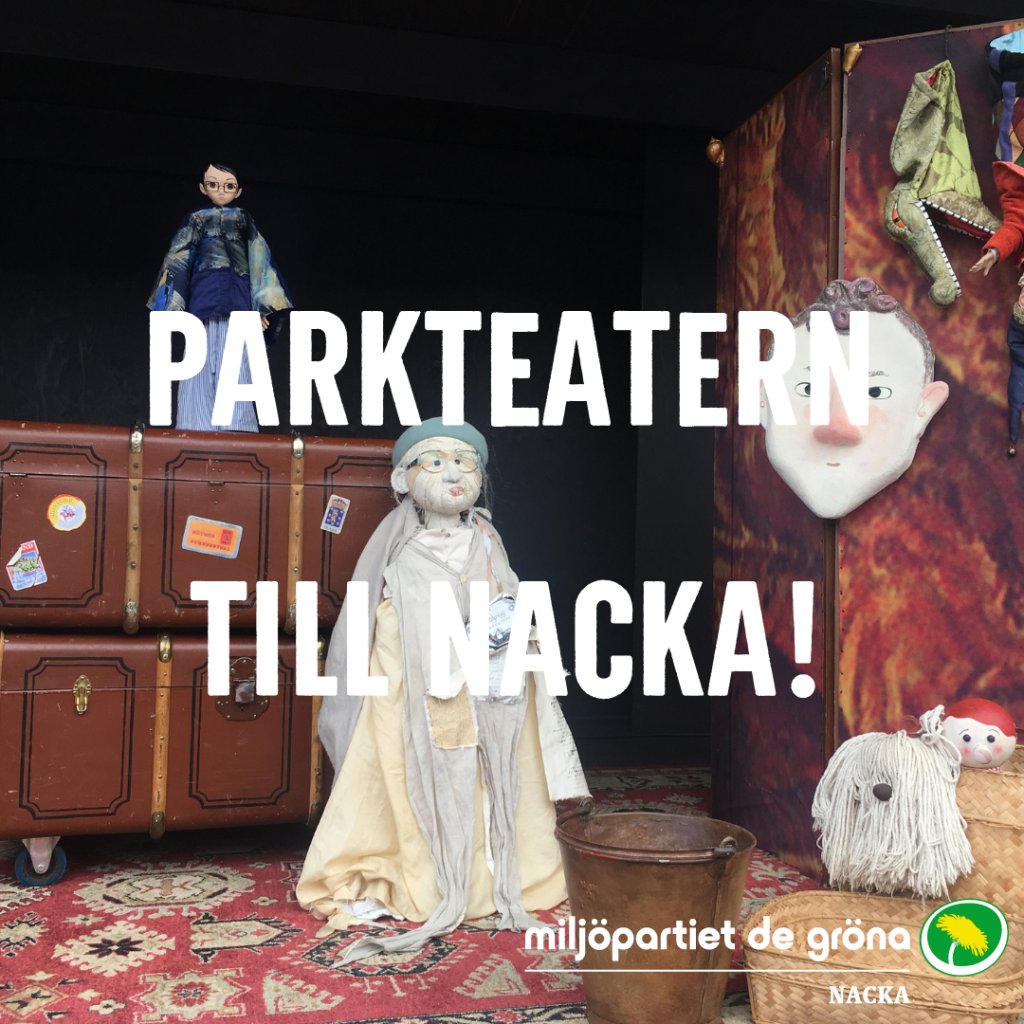 MpNacka's tweet photo. PARKTEATERN TILL NACKA! https://t.co/wmrOS97Ozo https://t.co/86p9j2Lx5n