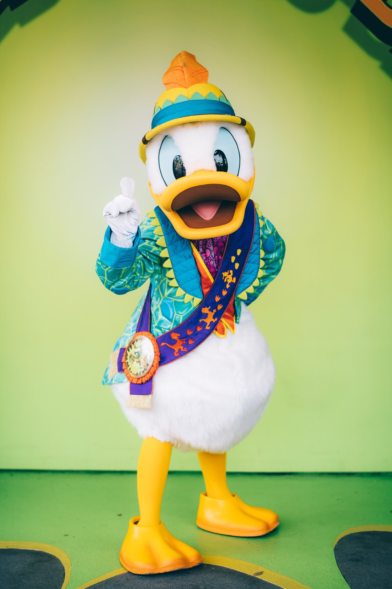 Uzivatel おたふく Na Twitteru Donald S Dino Bash ドナちゃんの 1ポーズがなんか謎にめっちゃ かわいかったんだけど笑笑 ダイノバッシュの衣装は全部デイジーがデザインしてて すごいでしょ ふふ ってされて ほわぁ ってなった T Co K7expfbu4p