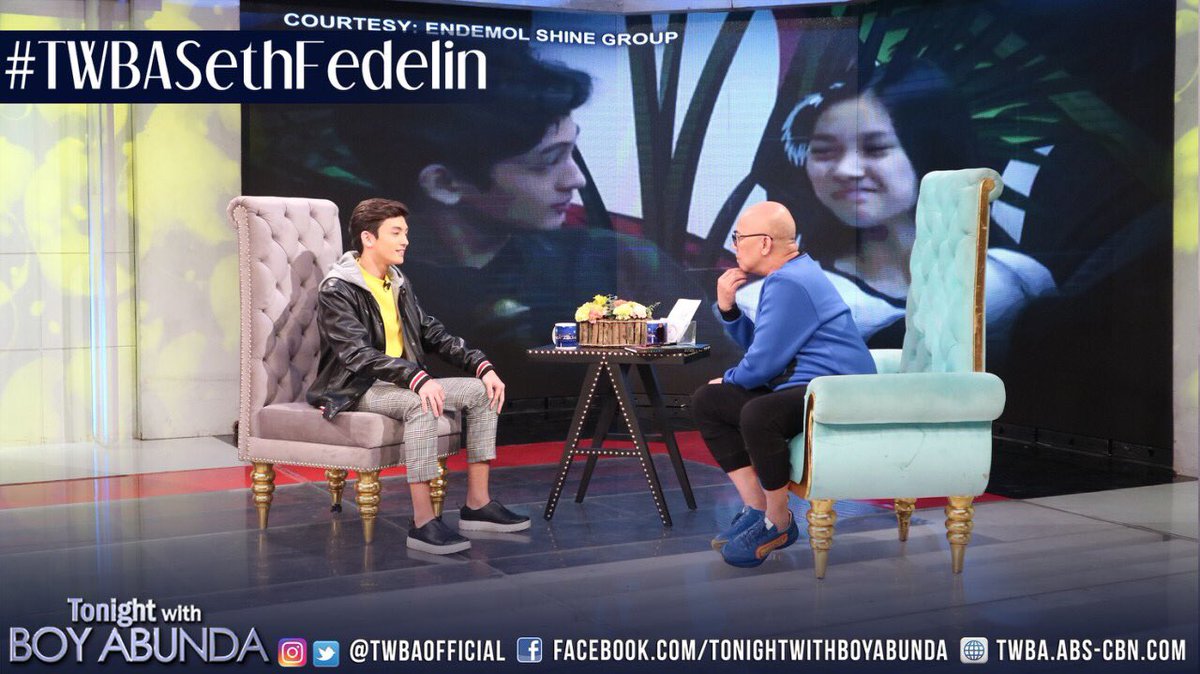 TWBAofficial's tweet photo. Makakasama natin ang Hoe-pool Son ng Cavite! Abangan ang unang pagharap ni Seth Fedelin sa King of Talk! Mamaya na! #TWBASethFedelin https://t.co/eXfzUTKch3