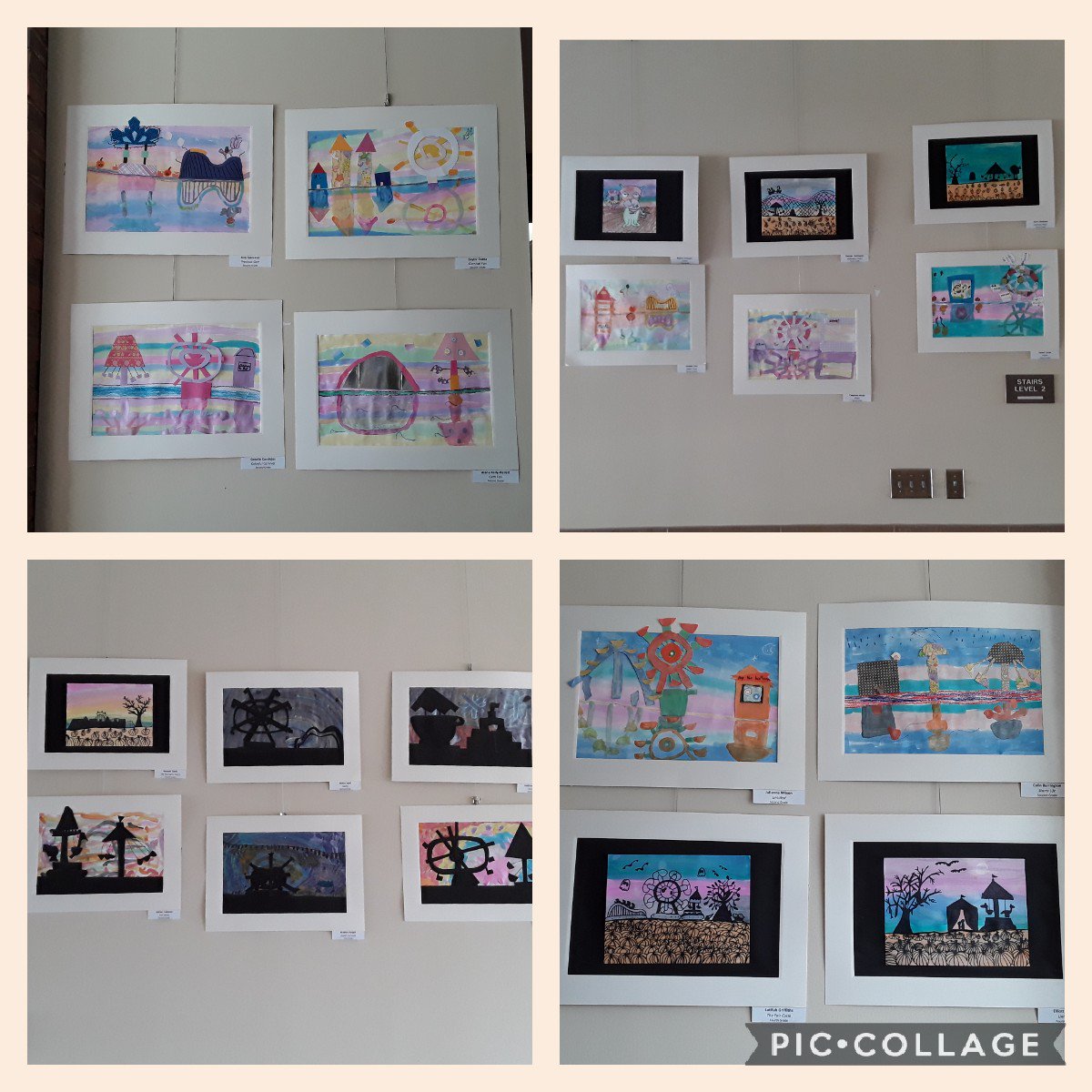Art in public places at The City Hall of DeLand is featuring GME artists.  It's on the second floor through February. <a href="/GeorgeMarksVCS/">GeorgeMarks Bulldogs</a> <a href="/CityofDeLand/">City of DeLand</a> #kidscreate #kidsrule