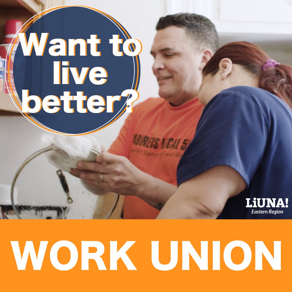 Do you want better pay?
Do you want better training?
Do you want better working conditions?
Do you want better health and retirement benefits?
Do you just want to live better?
Then there's only one answer: Work #Union!
Get access to all this and more.
#LIUNA #Solidarity #1u