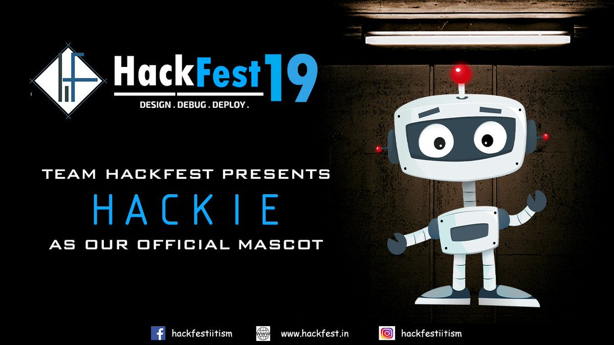hackfestiitism's tweet photo. Team HackFest is excited to reveal the official Mascot of HackFest'19 "Hackie - The Code Jockey".
#HackFest
#DesignDebugDeploy https://t.co/Con3Lk4xuS