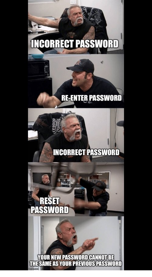 ChubbGavin's tweet photo. Password sucks https://t.co/KDUYti12cp
