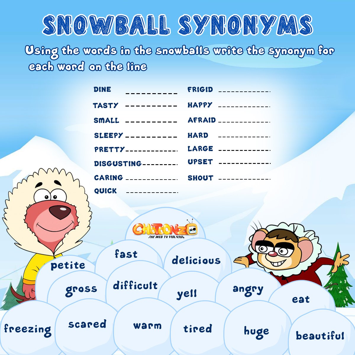 Cartoon Synonym : Search synonyms for word cartoon at englishthesaurus