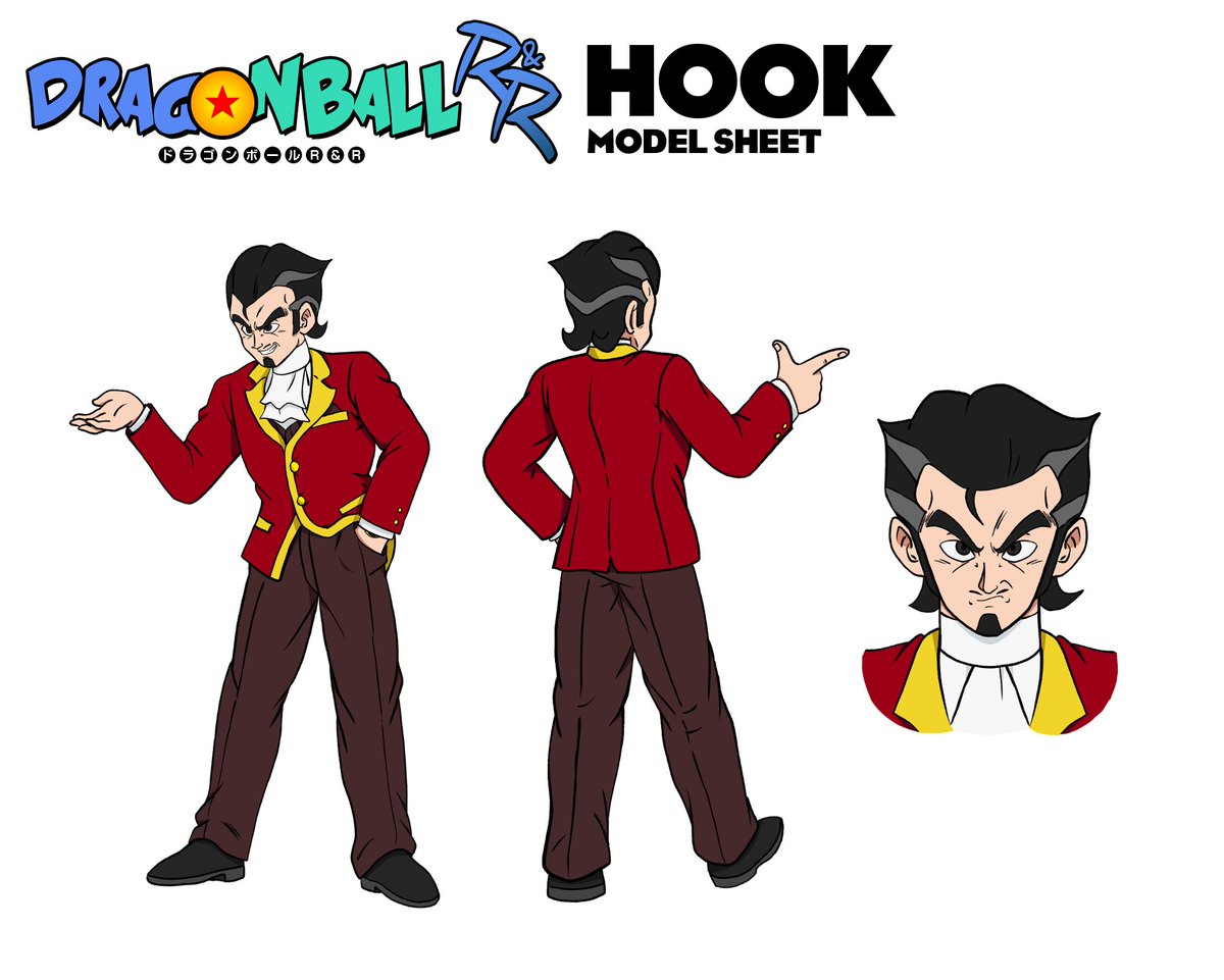 Oh yeah, here's one more "gift" for those who haven't seen it.
Originally posted by @EmperorBigD, here's the official "Captain Hook" character sheet by myself and @HoneyNutQu33rio! #DragonBallRR @MasakoX