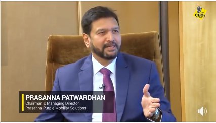 A humble man is a victorious man through tests of hardships. Here, at The CEO's Chair is the vision of Prasanna Purple, our CMD Mr. Prasanna Patwardhan being interviewed by Siddharth Vaze. 
Watch it here: bit.ly/2MfwTGC 
#PrasannaPurple #PurpleBus #Leadership #Motivation