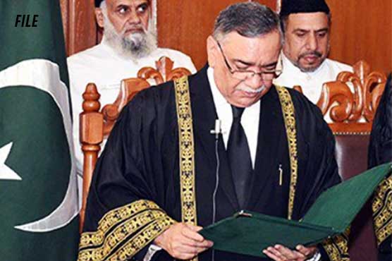 paktimespk's tweet photo. #JusticeAsifSaeedKhosa takes oath as 26th Chief Justice of Pakistan
Read More: https://t.co/POMvkJqjvu https://t.co/bl856hvULS