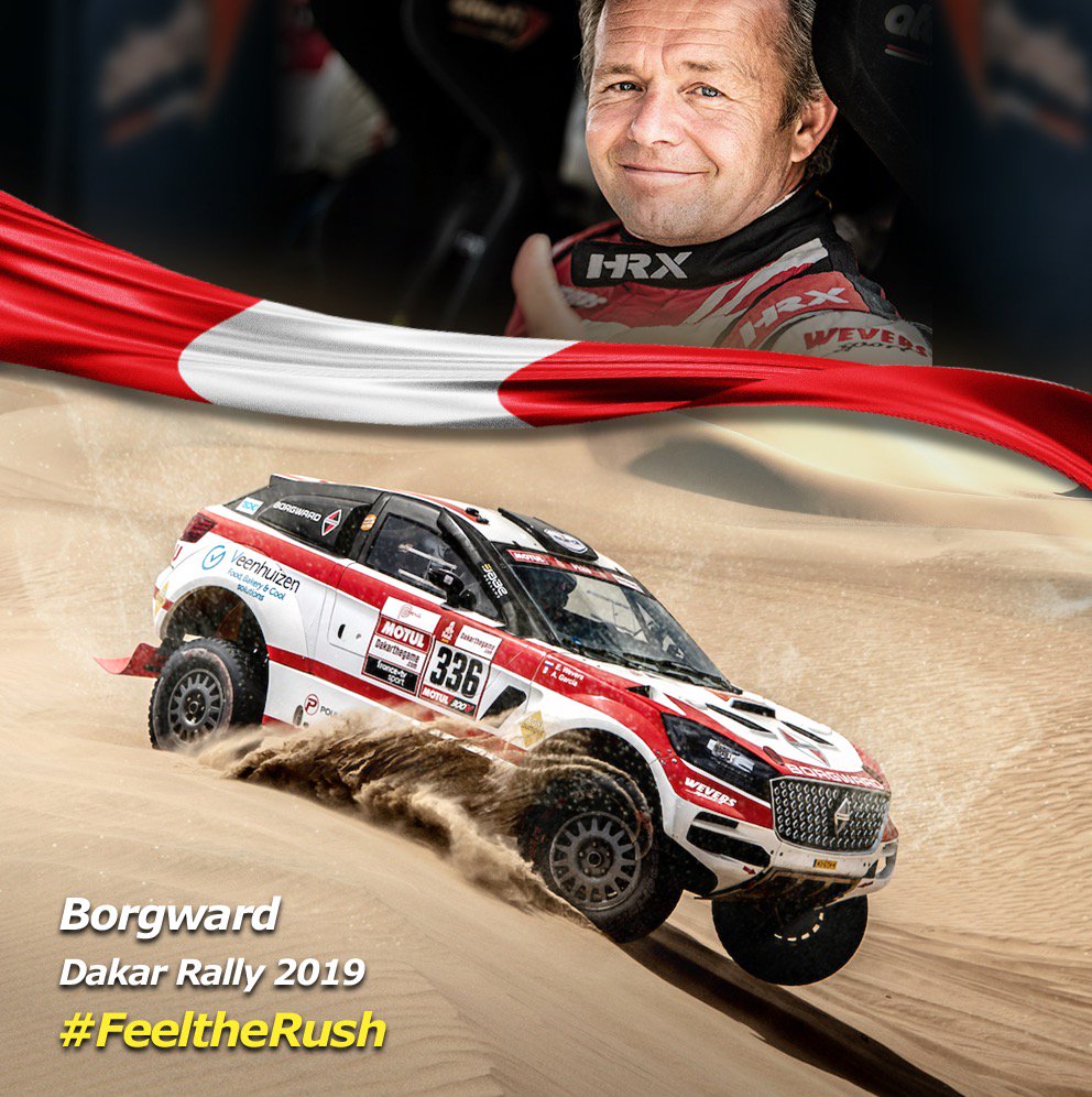 BorgwardChile's tweet photo. #Borgward would like to thank you all for your overwhelming support during #Dakar2019 , especially the fans who came out to the starting line in Peru to cheer for us! The #BorgwardRallyTeam looks forward showing everyone the incredible speed of the #BX7 DKR in #Dakar2020 ! https://t.co/om5zicAuYO