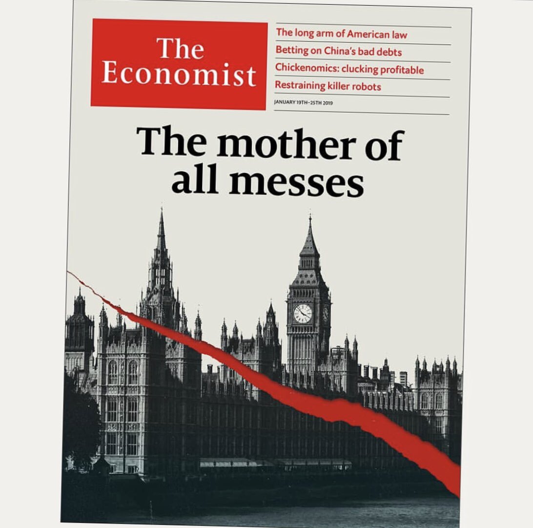 elerianm's tweet photo. This week’s cover of The Economist.  @TheEconomist #brexit #uk #economy #markets https://t.co/j9XPBfEJxi
